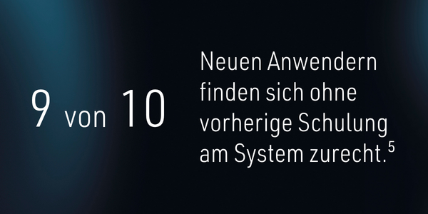 Spürbar intuitiver.